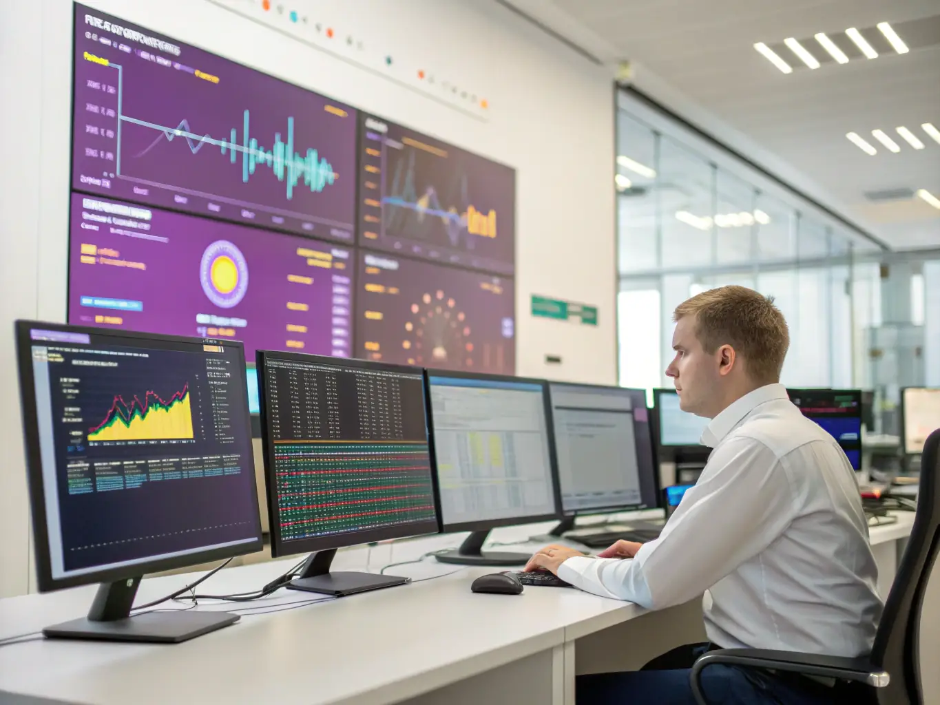 A project manager overseeing the implementation of a digital transformation project, showcasing ARENA TEAM's commitment to practical and sustainable solutions.